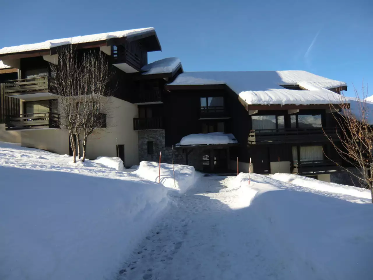 Comfortable duplex flat · Direct access to the slopes · Balcony with mountain view !